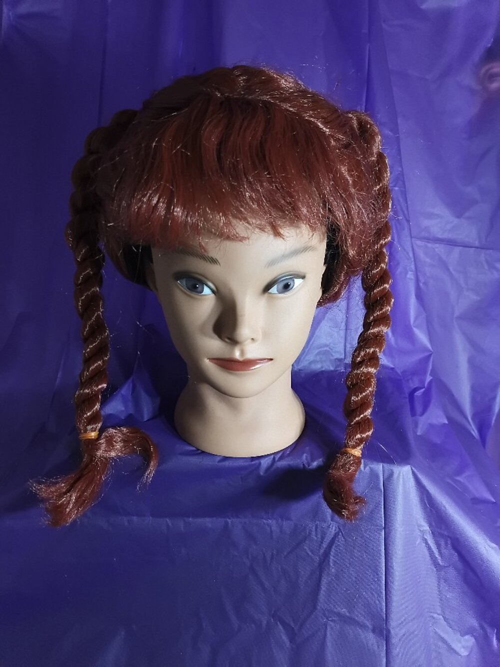 Costume Wig Red Braided Wig One Size